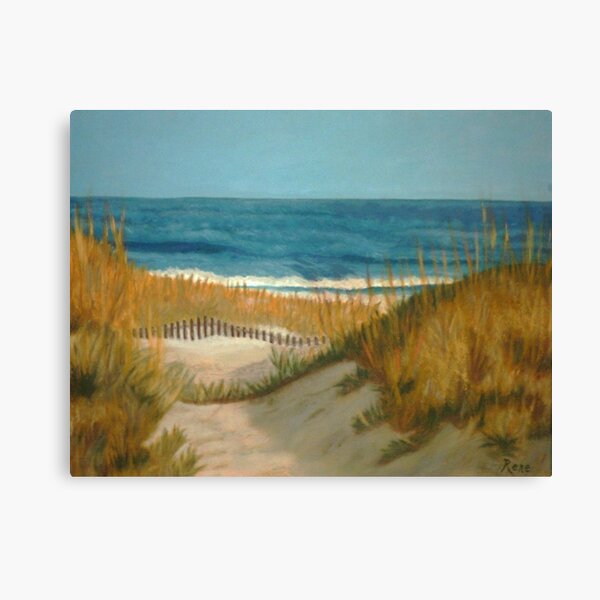 Between The Dunes Sand Dune Canvas Print