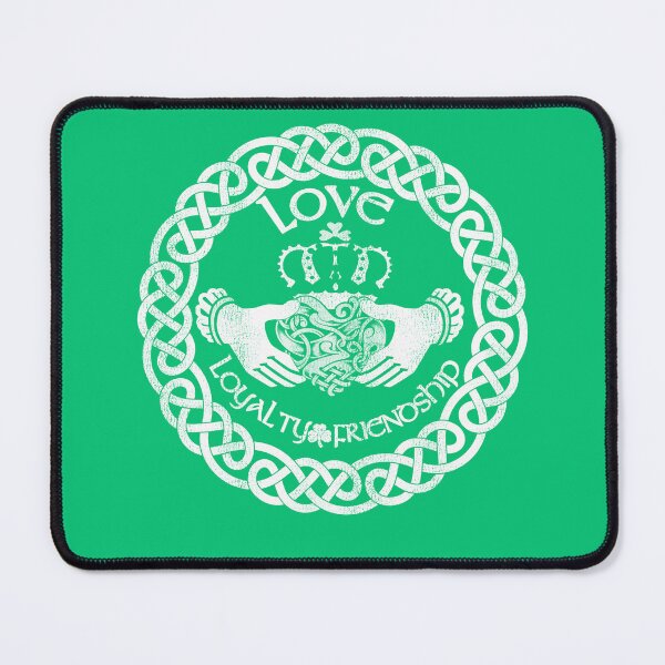 Item preview, Irish Claddagh Ring Love Loyalty Friendship Celtic Pattern designed and sold by funnytshirtemp.