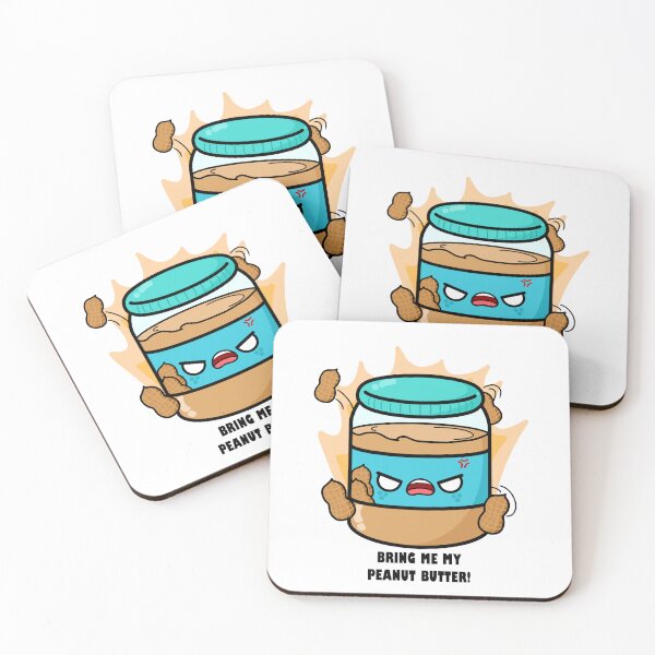 Item preview, Cute Cartoon Peanut Butter || Breakfast || Kawaii designed and sold by cookingwithten.