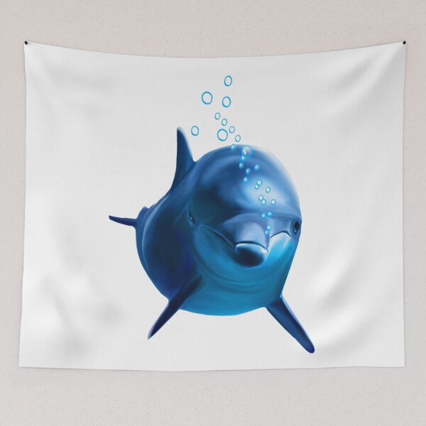 Item preview, Animal Blue Dolphin designed and sold by Julietgomes.