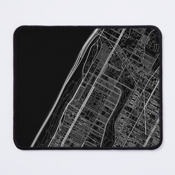 Item preview, Detailed City Map of Morningside Heights, Manhattan, Dark Version designed and sold by Map Me!.