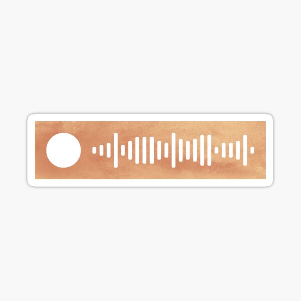 Gloria - Lumineers Spotify Scan Code Pegatina
