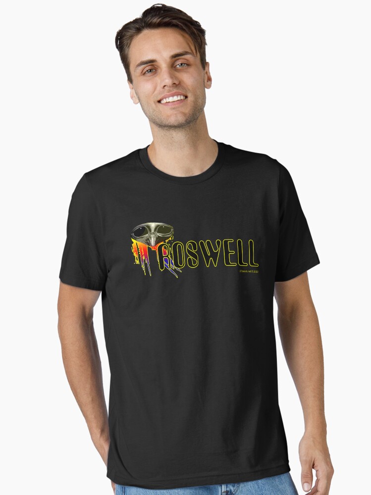 Thumbnail 2 of 7, Essential T-Shirt, Roswell Alien designed and sold by EyeMagined.