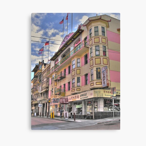Postcard Chinatown Canvas Print