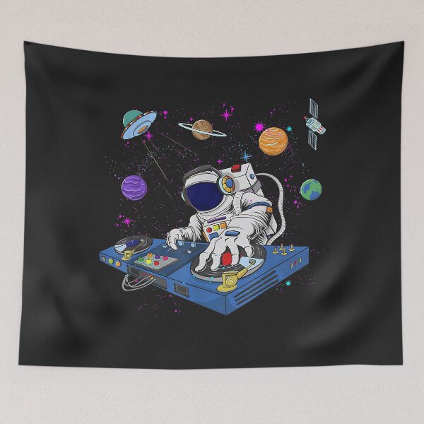Item preview, Astronaut DJ Psychedelic Music Techno EDM Festival Dubstep designed and sold by Corelli87.