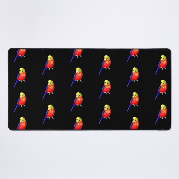 Item preview, Polyam Pride Budgie (Infinity Heart Flag) designed and sold by AdoraBirdArt.