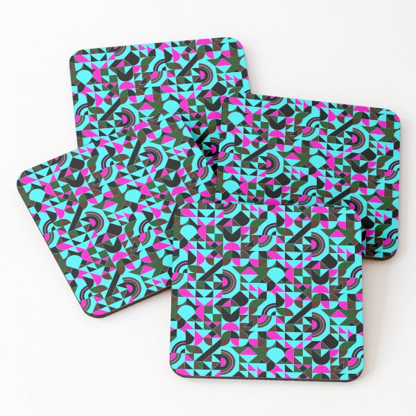 Item preview, geomattric colorful patterns conceptual Art - Abstract Neo Geo graphic design designed and sold by Design Repo.