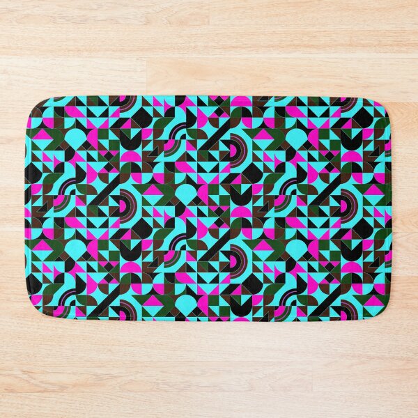 Item preview, geomattric colorful patterns conceptual Art - Abstract Neo Geo graphic design designed and sold by Design Repo.