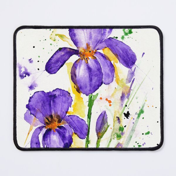 Item preview, flores de iris designed and sold by Cacatuart.