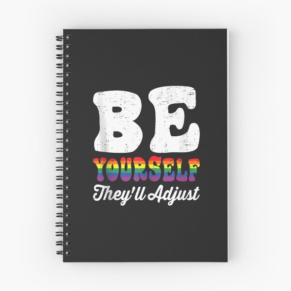 Item preview, Be Yourself They'll Adjust LGBTQ Rainbow Flag Gay Pride Tank Top designed and sold by Corelli87.
