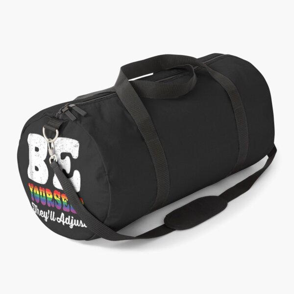 Item preview, Be Yourself They'll Adjust LGBTQ Rainbow Flag Gay Pride Tank Top designed and sold by Corelli87.