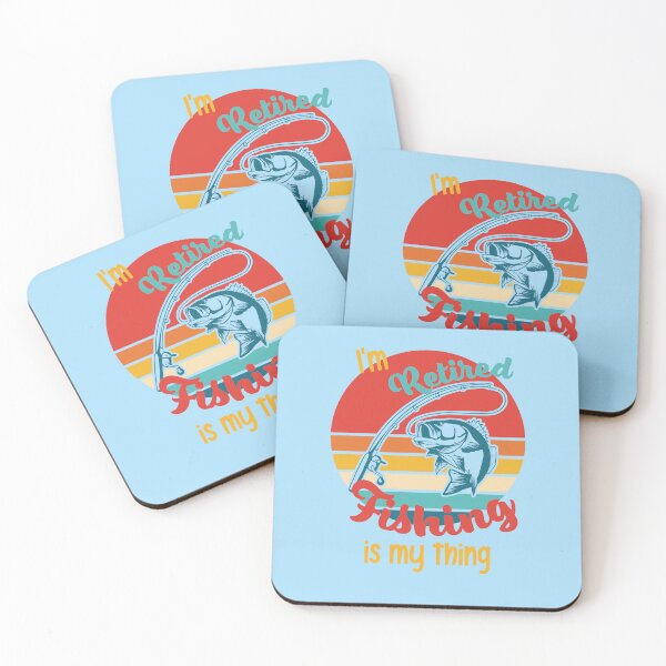Item preview, Funny I'm Retired Fishing Is My Thing Vintage Sunset designed and sold by OliviaGbyKyro.