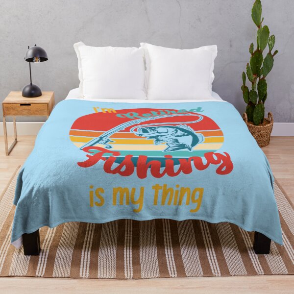 Item preview, Funny I'm Retired Fishing Is My Thing Vintage Sunset designed and sold by OliviaGbyKyro.