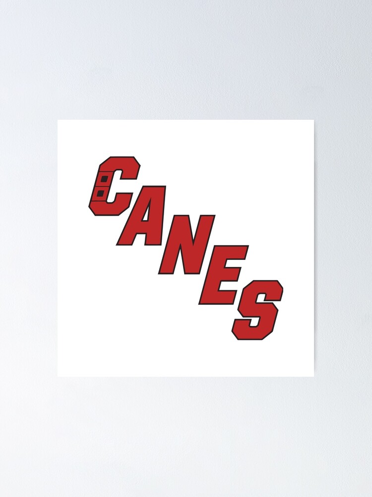 "Carolina Canes Logo" Poster for Sale by annoyuka Redbubble