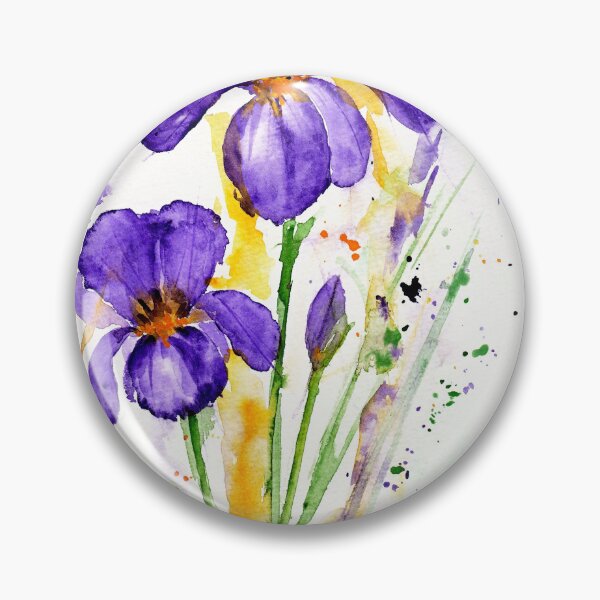 Artikelvorschau, Iris Blumen entworfen und verkauft von Cacatuart.