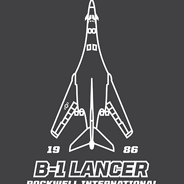 Artwork thumbnail, B-1 Lancer by Aeronautdesign