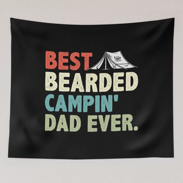 Item preview, Best Bearded Campin' Dad Ever Outdoor Camping Life Camper designed and sold by haselshirt.