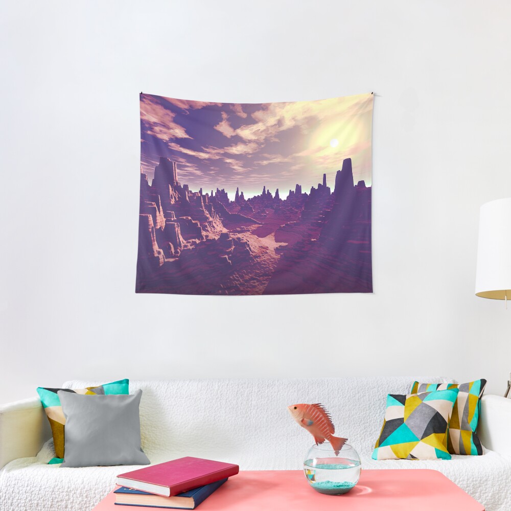Arizona Canyon Sunshine Tapestry