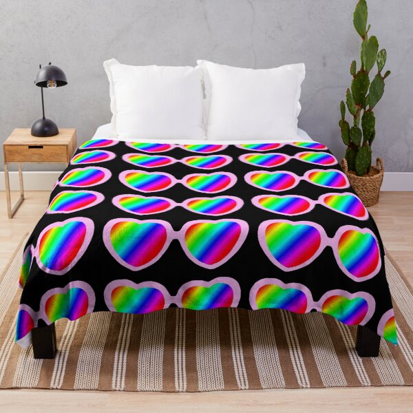 Item preview, Rainbow Heart Love Glasses designed and sold by Deborah Camp.