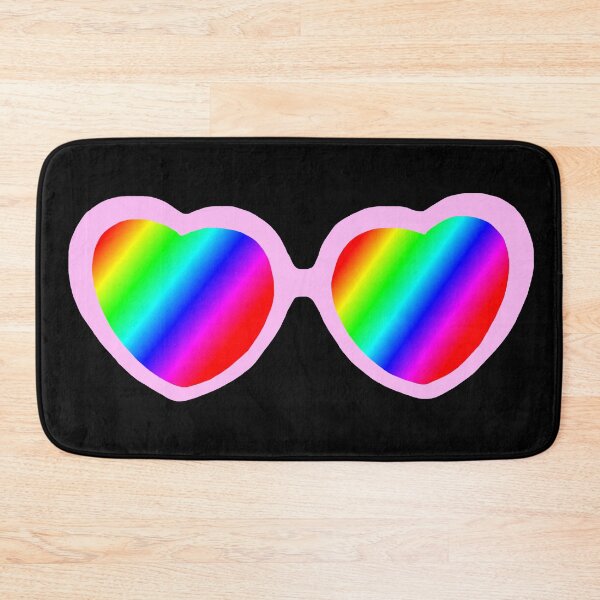 Item preview, Rainbow Heart Love Glasses designed and sold by Deborah Camp.