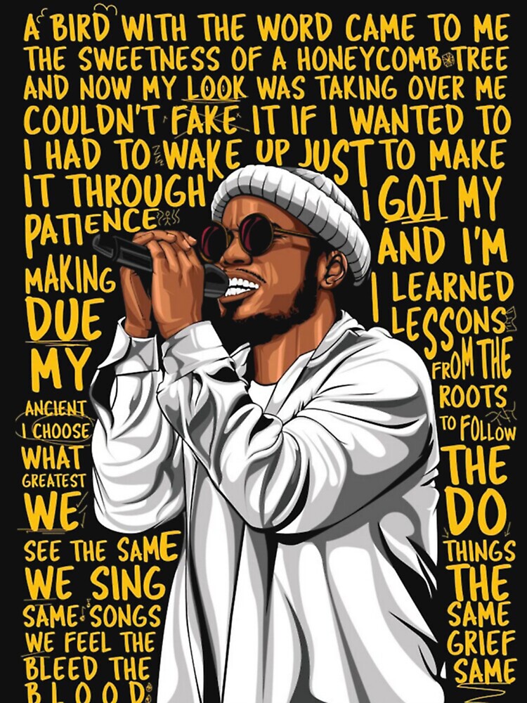 Anderson Paak Fan Art Sticker For Sale By Elnorapatel Redbubble