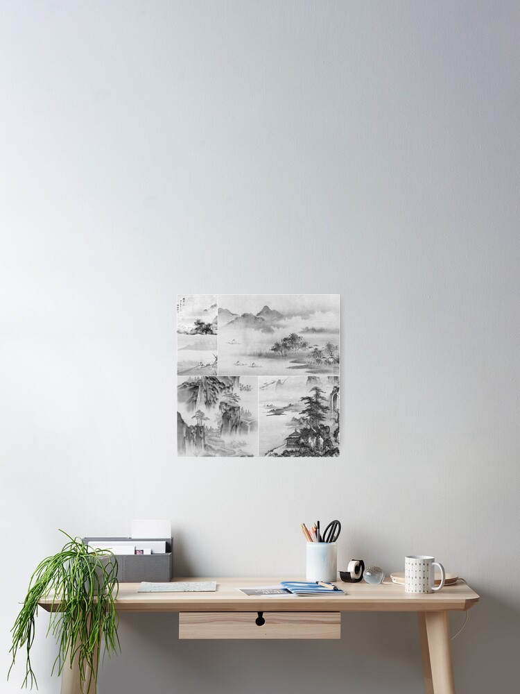 Thumbnail 2 von 3, Poster, Oldish Vintage Japanese Calligraphy Art Set #5 designt und verkauft von Krispsm.