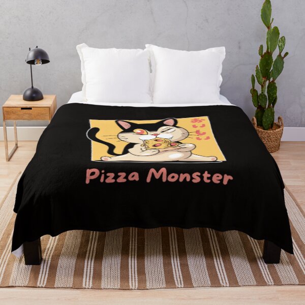 Item preview, Funny Cat Eating A Pizza designed and sold by Nero9o.