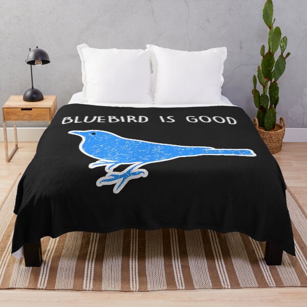 Item preview, Bluebird Is Good T-shirt Happiness Blue Bird Tee designed and sold by Corelli87.
