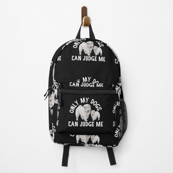 Item preview, Only my Dogs can Judge me, Dog Lover, White Chow Chow Puppy designed and sold by DiensDesign.
