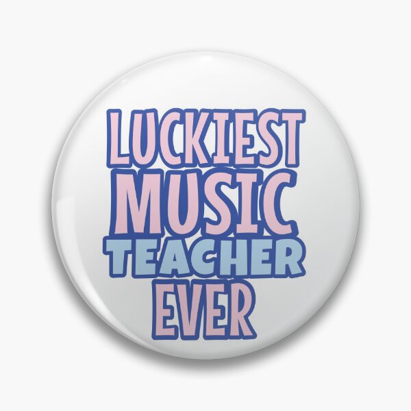 Item preview, Luckiest Music Teacher Ever designed and sold by Think4Prints.