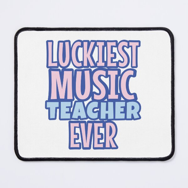 Item preview, Luckiest Music Teacher Ever designed and sold by Think4Prints.