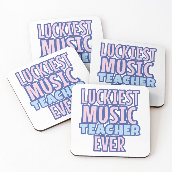 Item preview, Luckiest Music Teacher Ever designed and sold by Think4Prints.