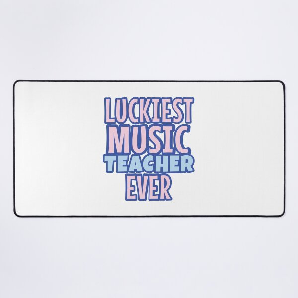 Item preview, Luckiest Music Teacher Ever designed and sold by Think4Prints.