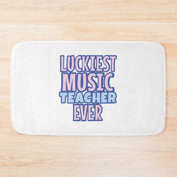 Item preview, Luckiest Music Teacher Ever designed and sold by Think4Prints.