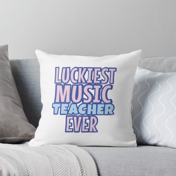Item preview, Luckiest Music Teacher Ever designed and sold by Think4Prints.