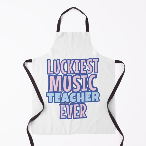 Item preview, Luckiest Music Teacher Ever designed and sold by Think4Prints.