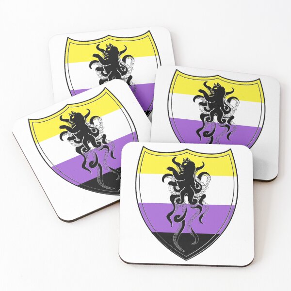 Item preview, Non-Binary Cathulhu Crest designed and sold by jrivers.