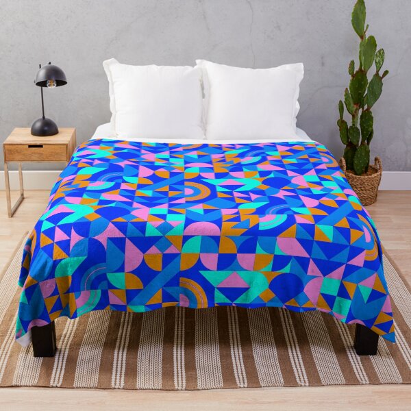 Item preview, geomattric colorful patterns conceptual Art - Abstract Neo Geo graphic design designed and sold by Design Repo.