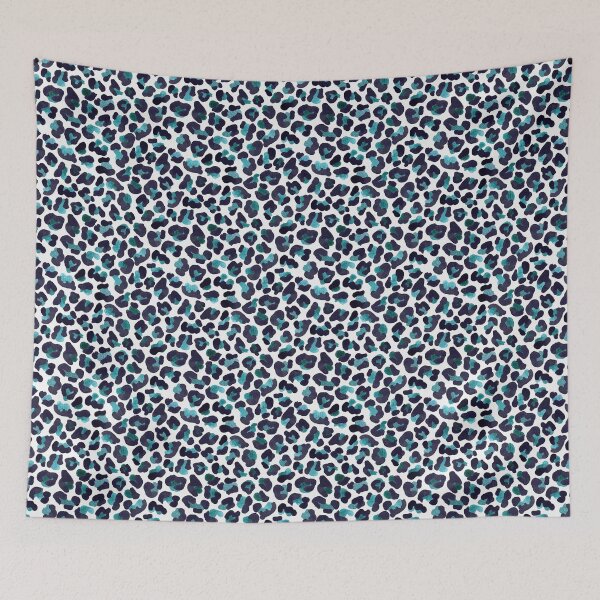 Item preview, Watercolor Animal Print with Metallic Accents | Navy and Teal designed and sold by CarolFreire.