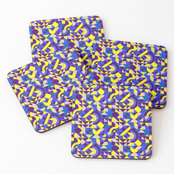 Item preview, geomattric colorful patterns conceptual Art - Abstract Neo Geo graphic design designed and sold by Design Repo.