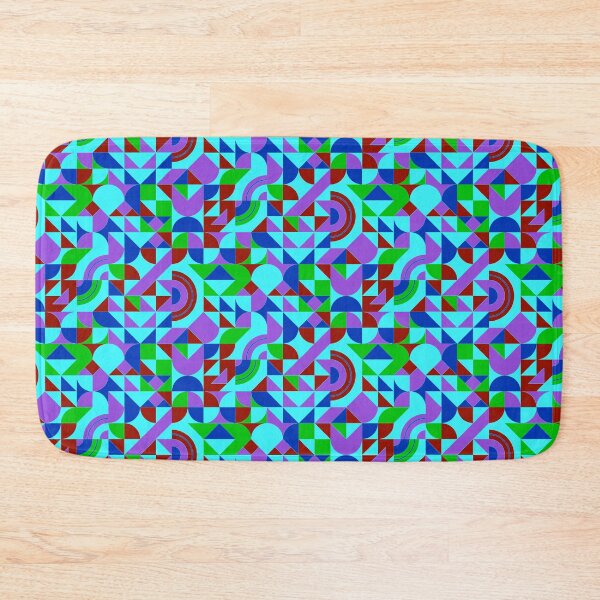 Item preview, geomattric colorful patterns conceptual Art - Abstract Neo Geo graphic design designed and sold by Design Repo.