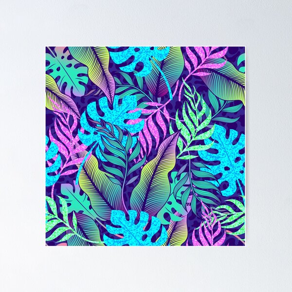 Item preview, Exotic monstera leaves and banana branches. designed and sold by Katsiaryna Furs.