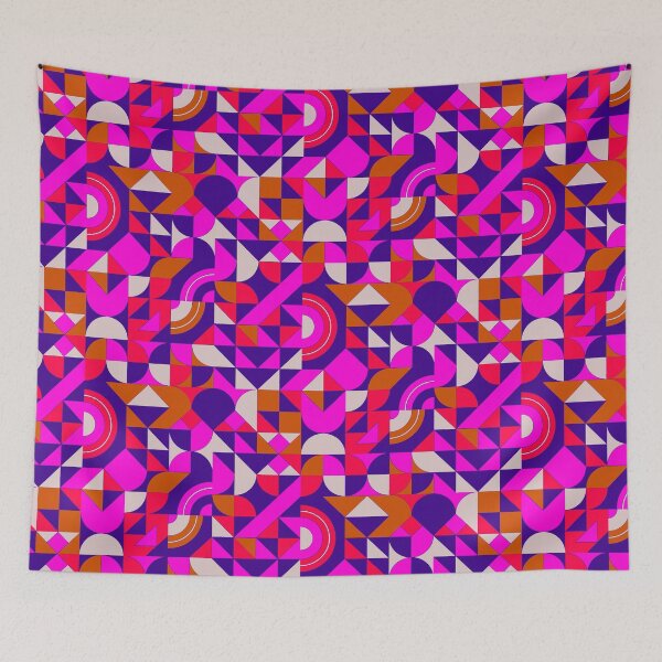 Item preview, geomattric colorful patterns conceptual Art - Abstract Neo Geo graphic design designed and sold by Design Repo.