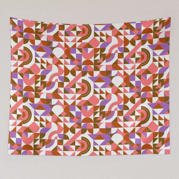 Item preview, geomattric colorful patterns conceptual Art - Abstract Neo Geo graphic design designed and sold by Design Repo.