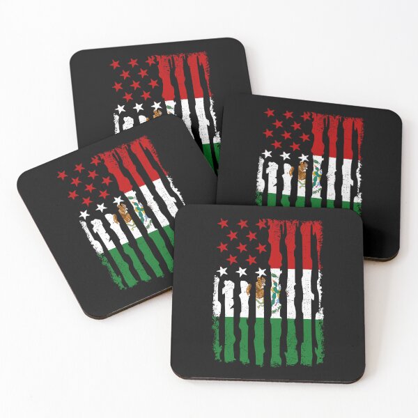 Item preview, Mexican American Pride USA Flag Mexico Roots designed and sold by pixeljamz.