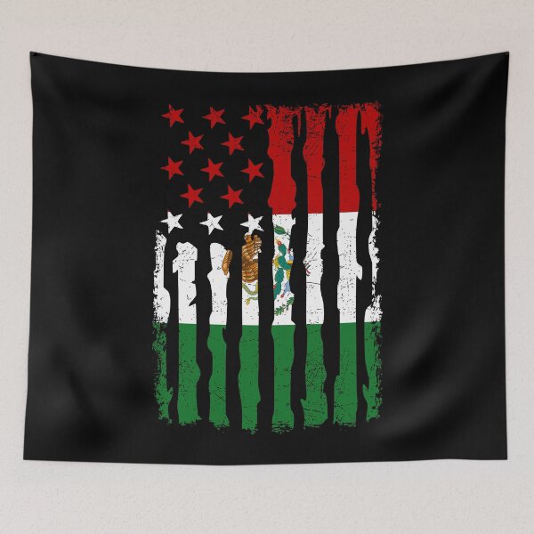 Item preview, Mexican American Pride USA Flag Mexico Roots designed and sold by pixeljamz.