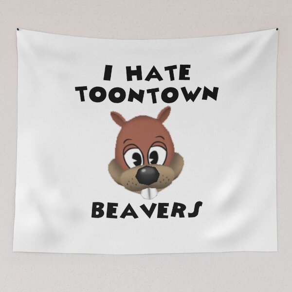Item preview, I Hate Toontown Beavers designed and sold by TooningAround.