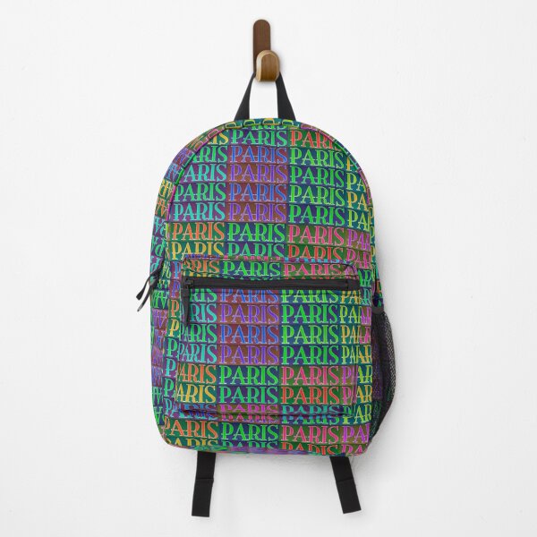Item preview, Paris Words Motif Colorful Pattern designed and sold by DFLC Prints.