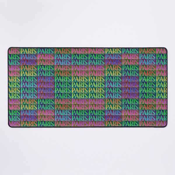 Item preview, Paris Words Motif Colorful Pattern designed and sold by DFLC Prints.