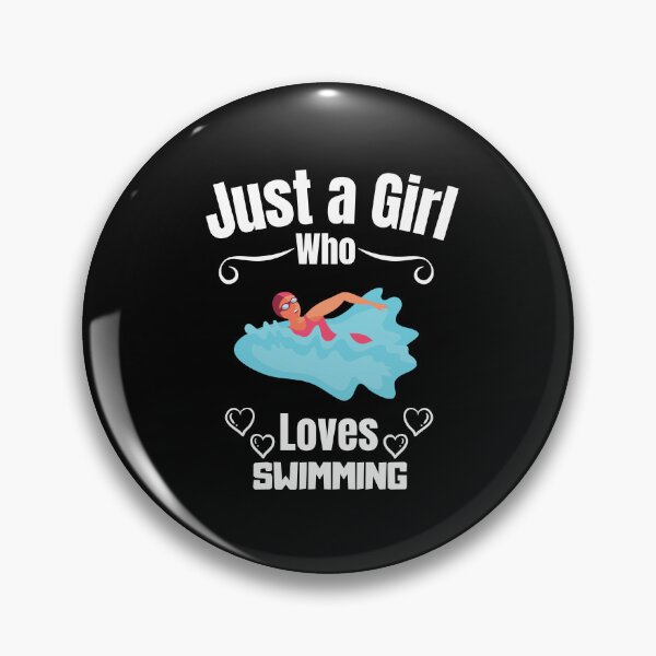 Artikelvorschau, Just a Girl Who loves Swimming entworfen und verkauft von WaguinhoTex.